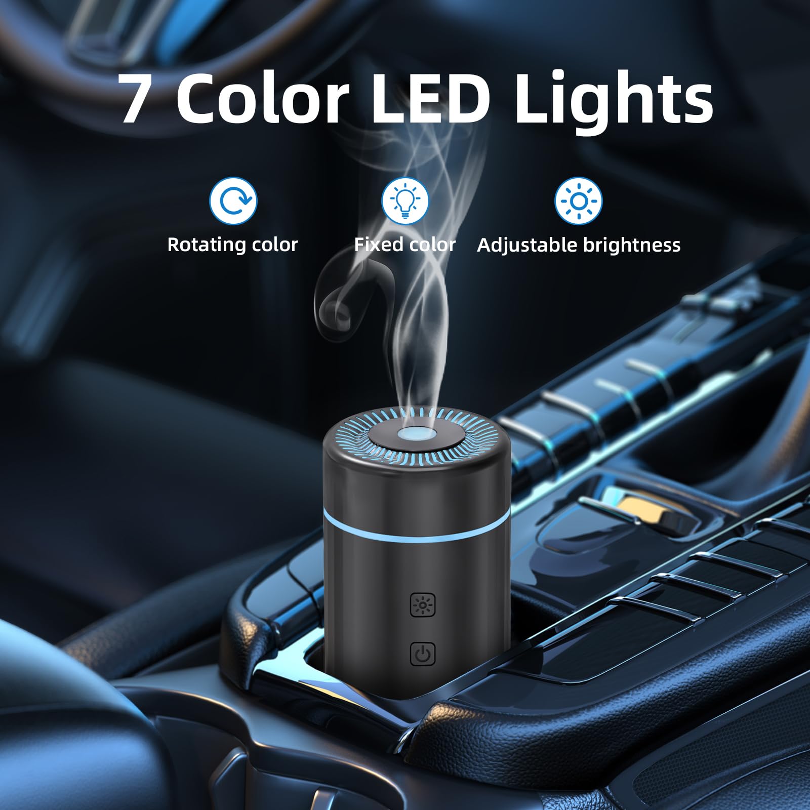 Seedseel diffuser fits car cup holders for easy travel