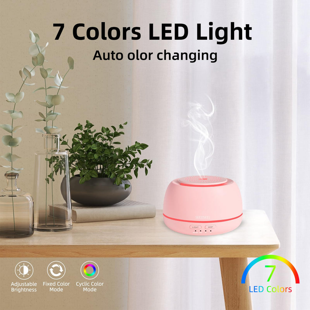 SEEDSEEL diffuser timer settings for yoga or study sessions