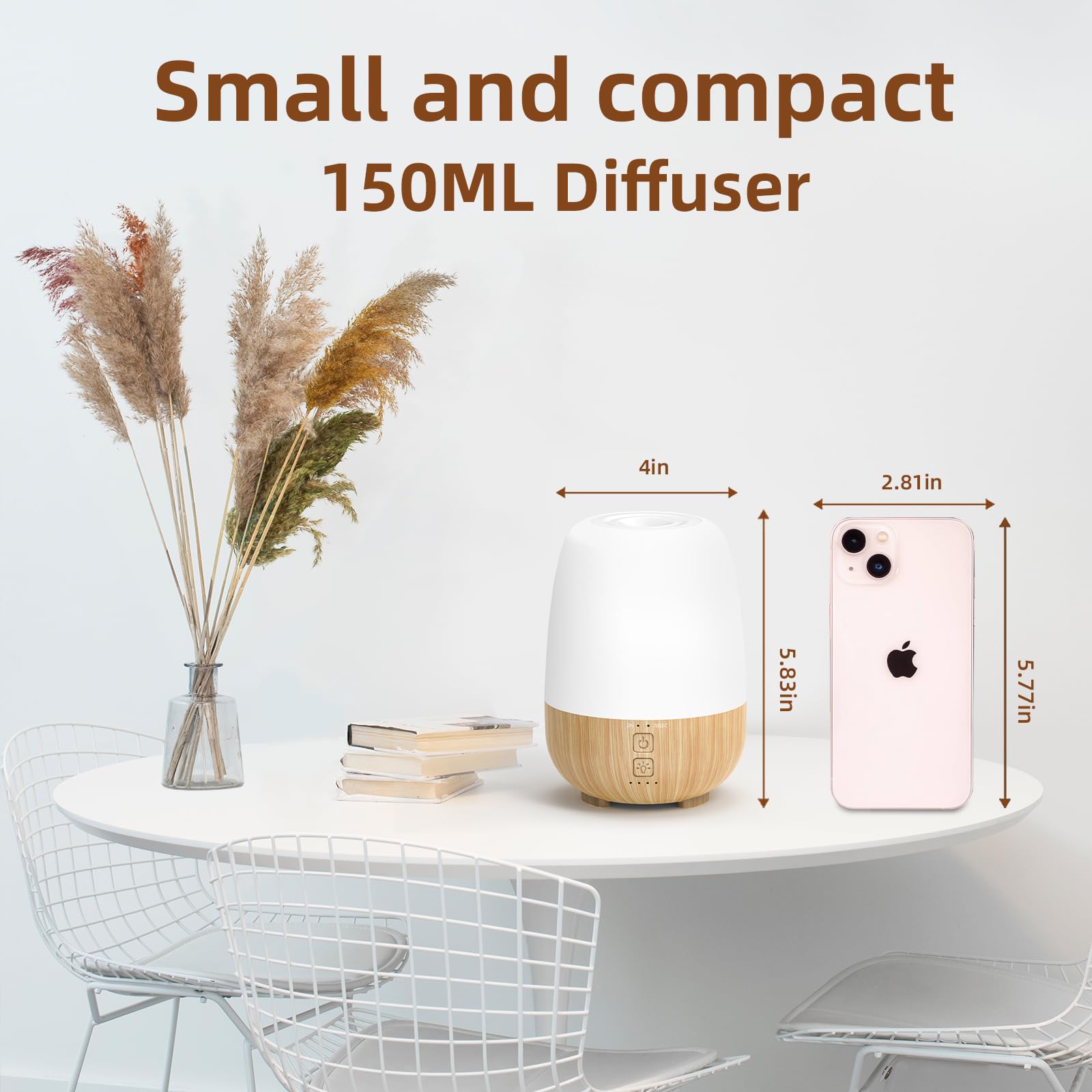 SEEDSEEL portable aromatherapy diffuser ideal for home, office, or travel