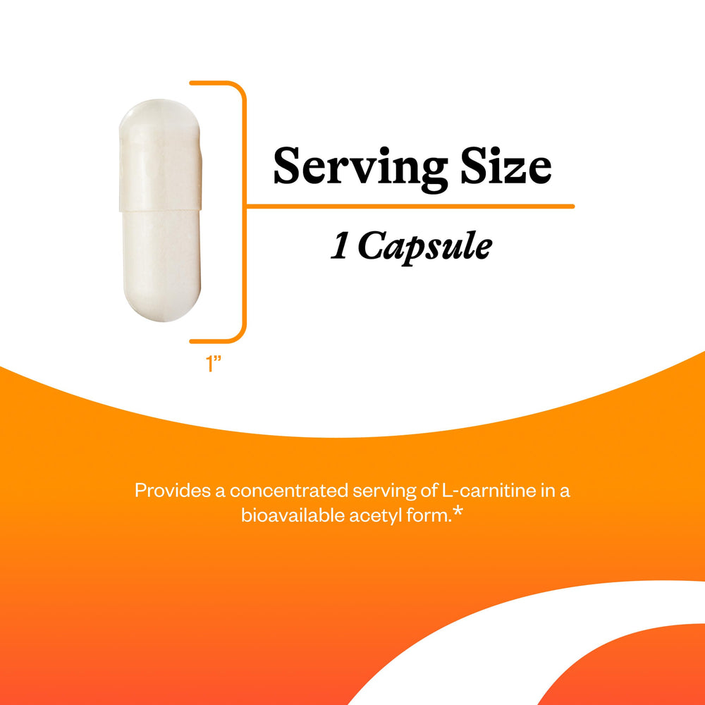 Pouring Seeking Health Acetyl-L-Carnitine capsules from bottle for easy dosing
