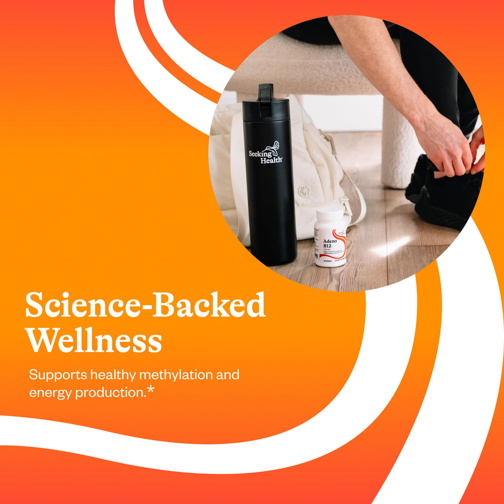 Seeking Health Adenosylcobalamin gluten-free label signals allergen-friendly option