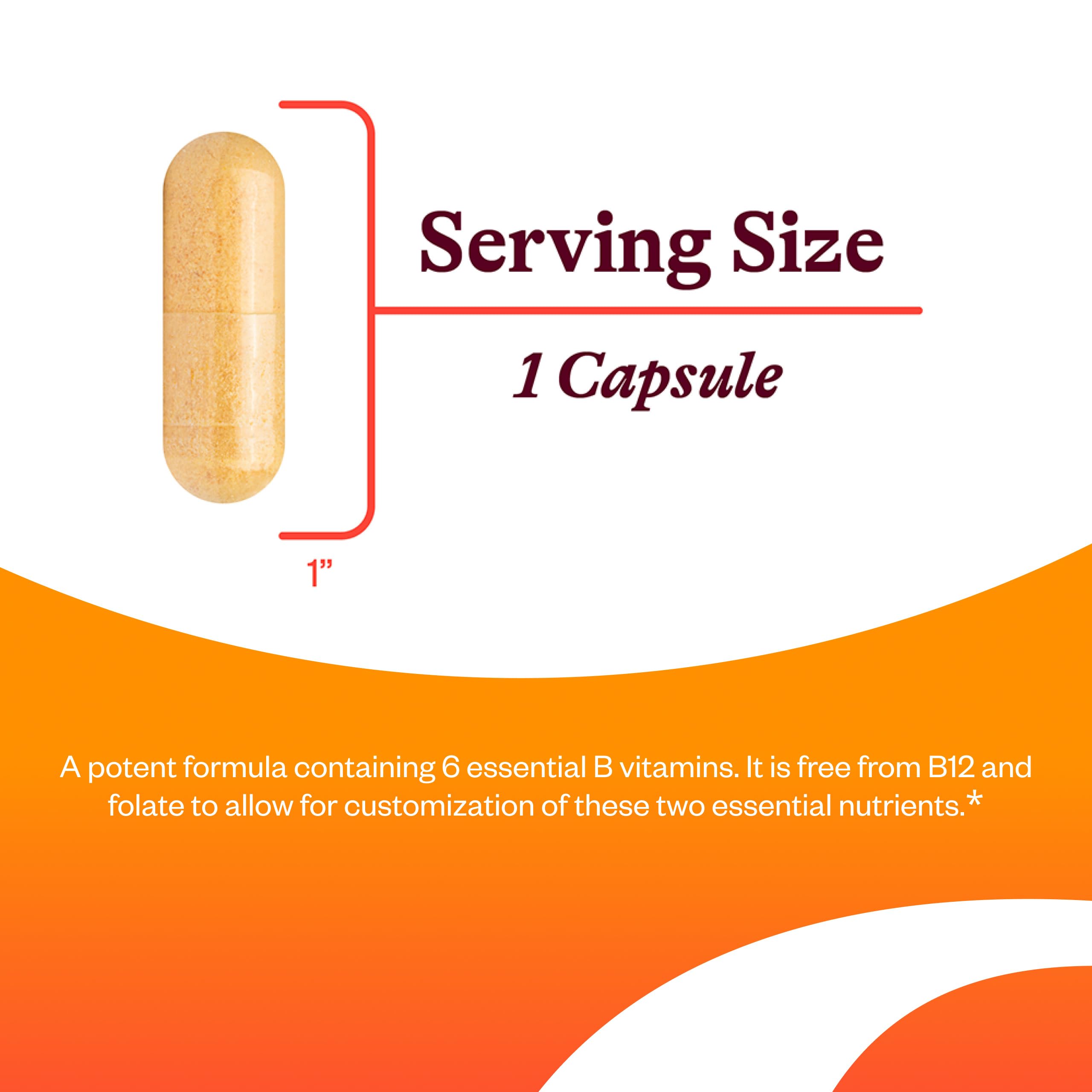Seeking Health B-Minus capsules close-up; easy to swallow daily dose.