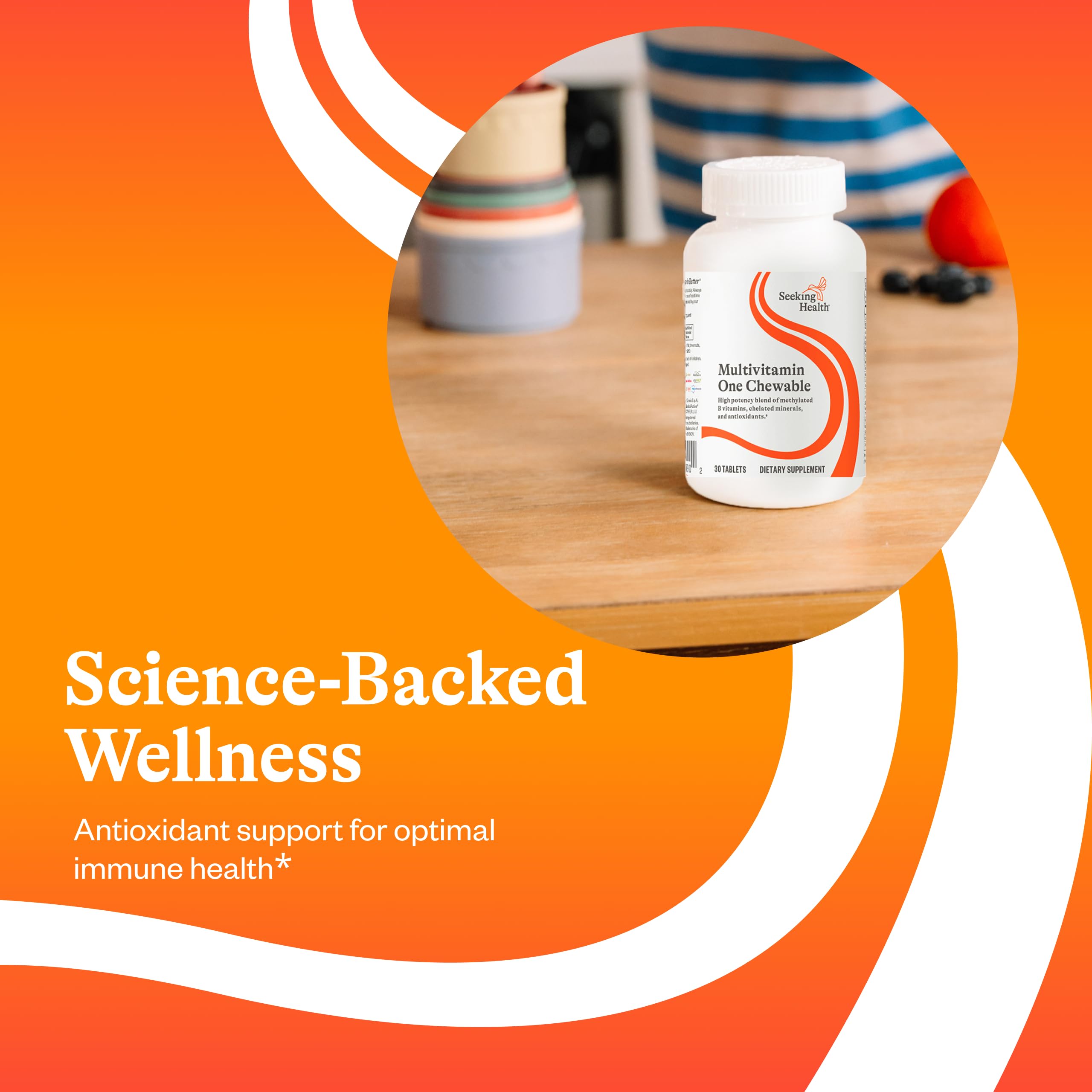 Seeking Health D3 detail highlighting vitamin D for daily immune wellness