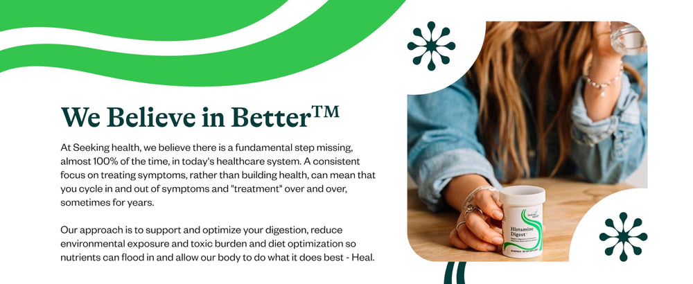 Seeking Health DAO Enzyme collection setup, brand trust and product range.