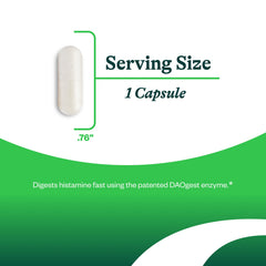 Seeking Health DAO Enzyme porcine extract illustration indicates natural enzyme source.