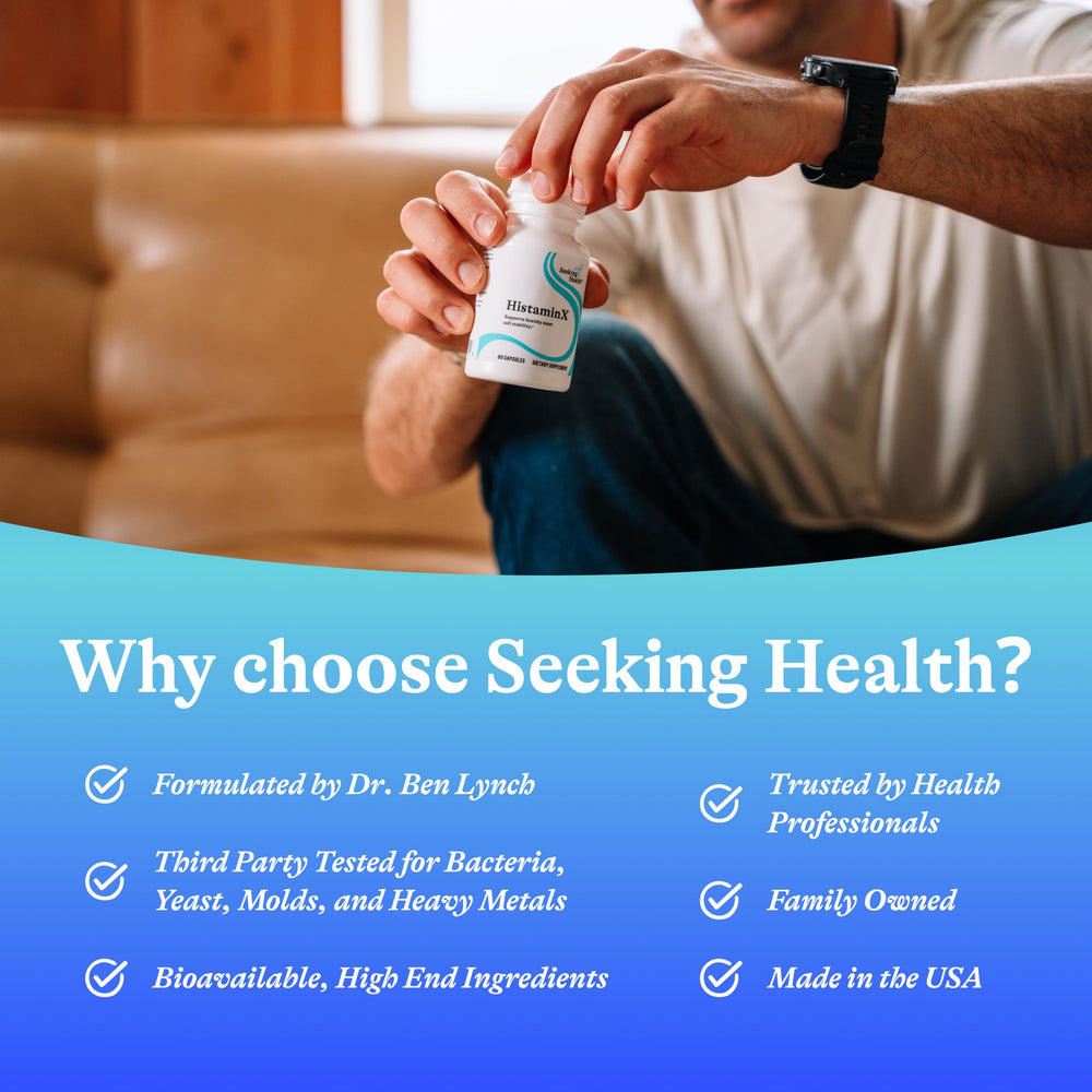 Seeking Health HistaminX in daily routine for wellness habit integration