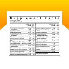 Seeking Health Kids Multivitamin MF tablets close-up of the chewable form for easy consumption