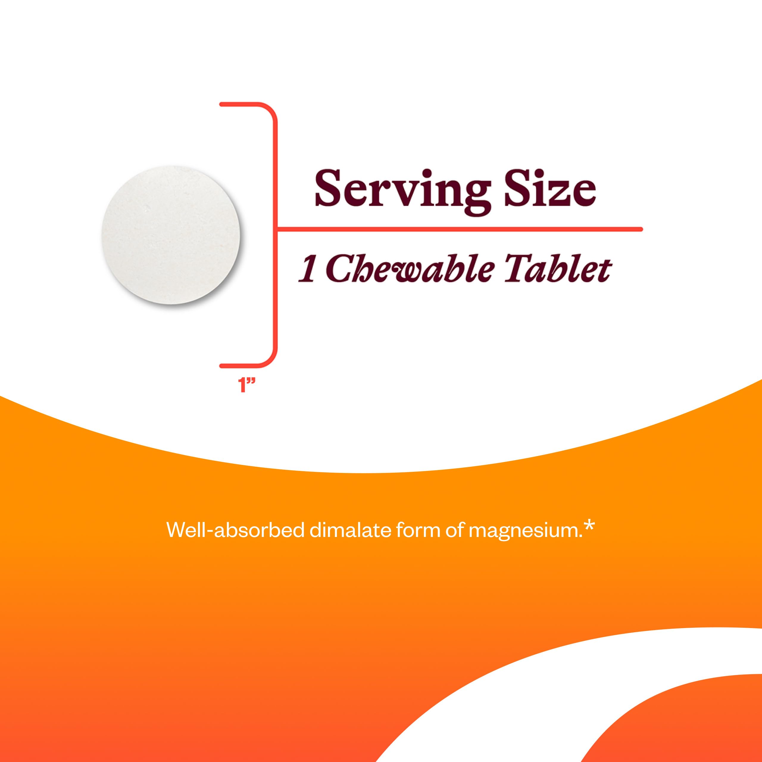 Seeking Health Magnesium Malate chewables in hand for easy daily dosing
