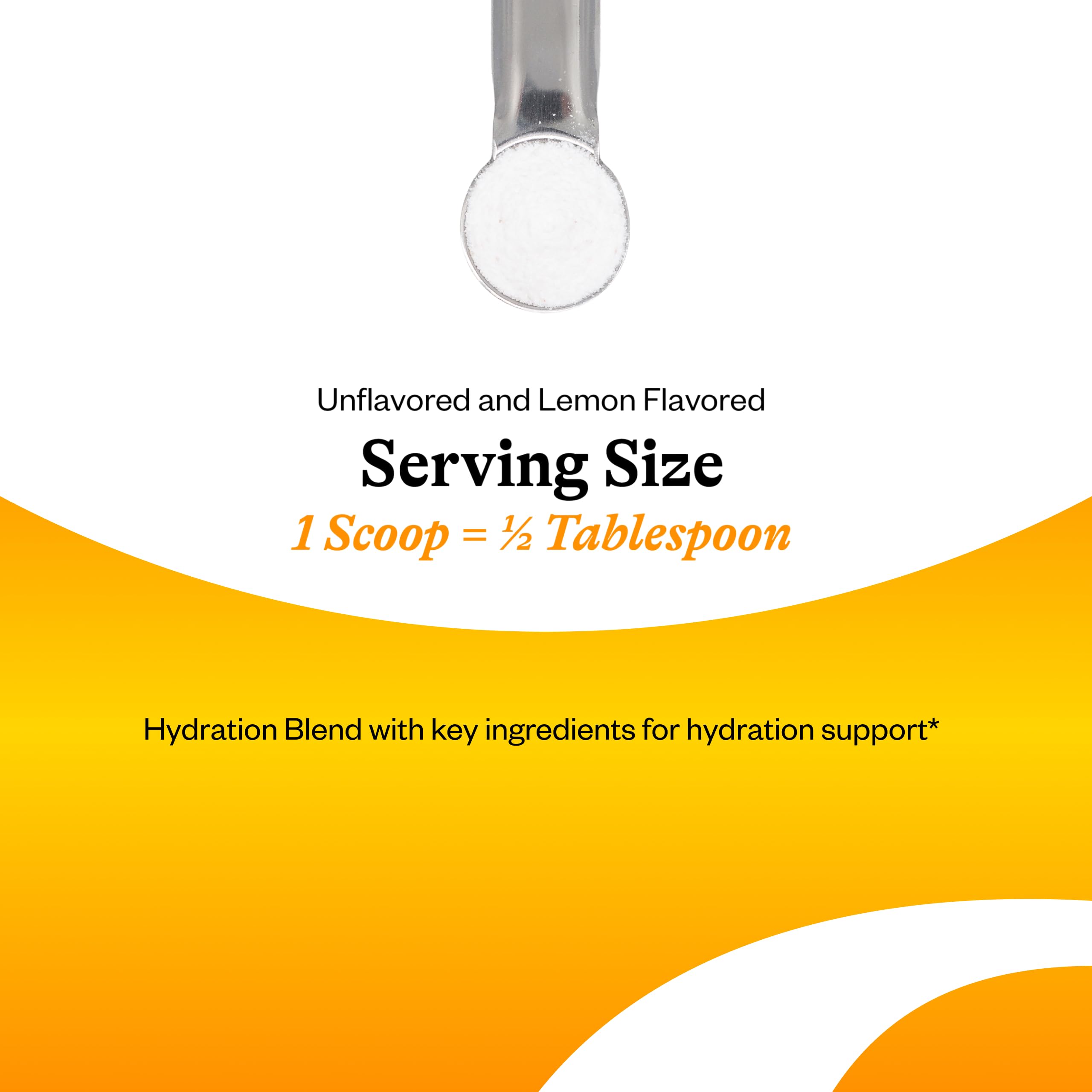 Measuring scoop for Seeking Health Optimal Electrolyte helps precise dosing.