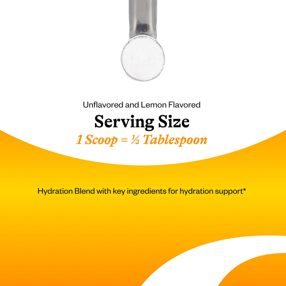 Measuring scoop for Seeking Health Optimal Electrolyte helps precise dosing.