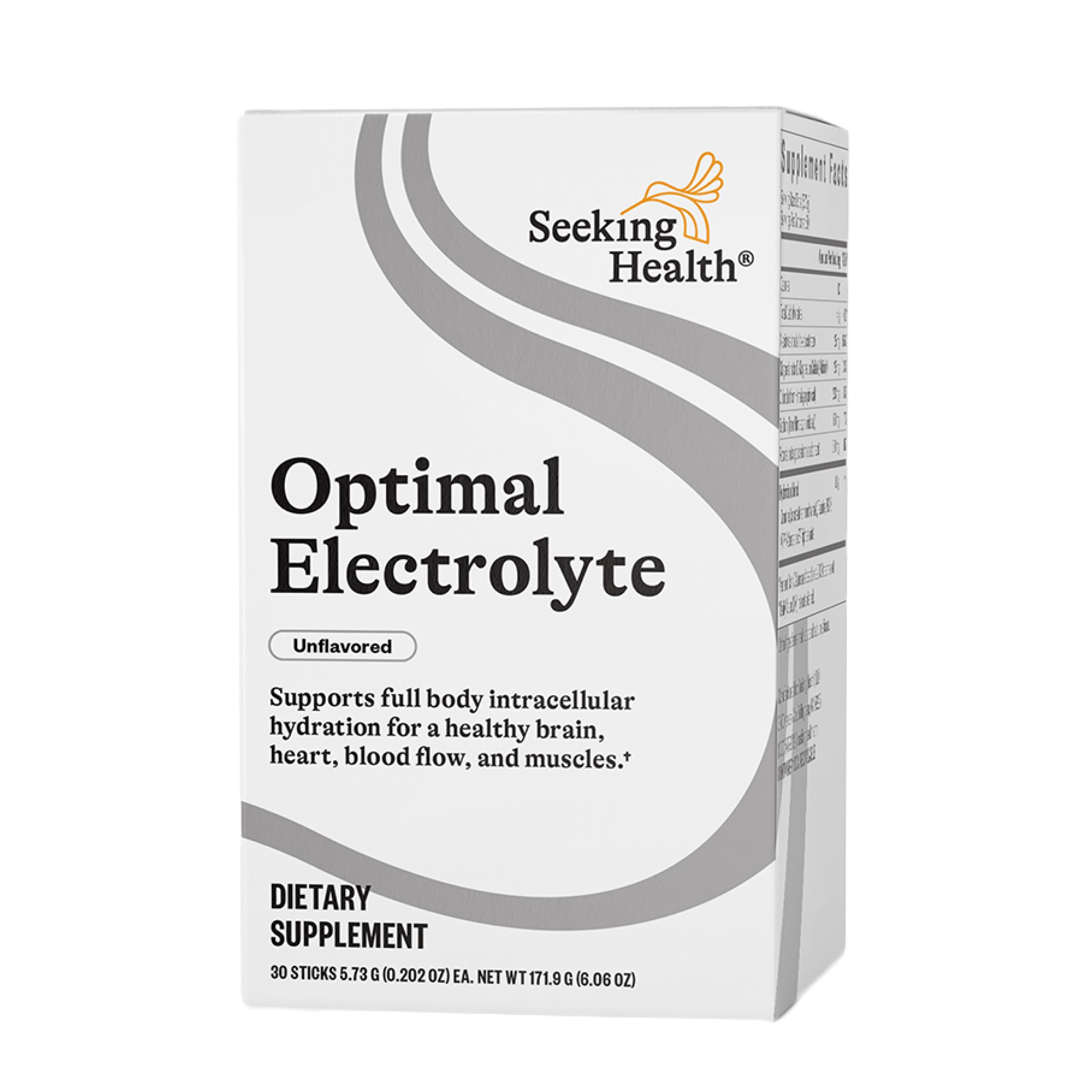 Seeking Health Optimal Electrolyte Sticks dissolving in water for post-workout hydration.