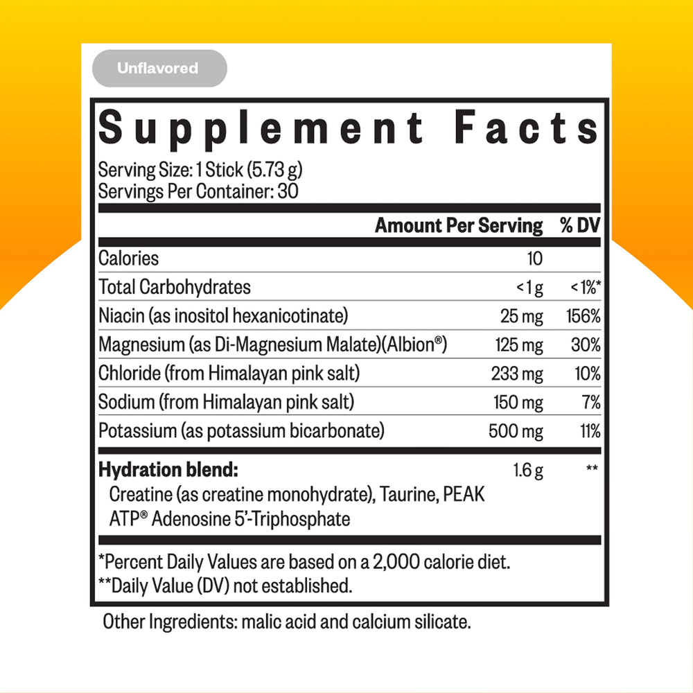 Seeking Health Optimal Electrolyte Sticks used after a workout for refreshment.
