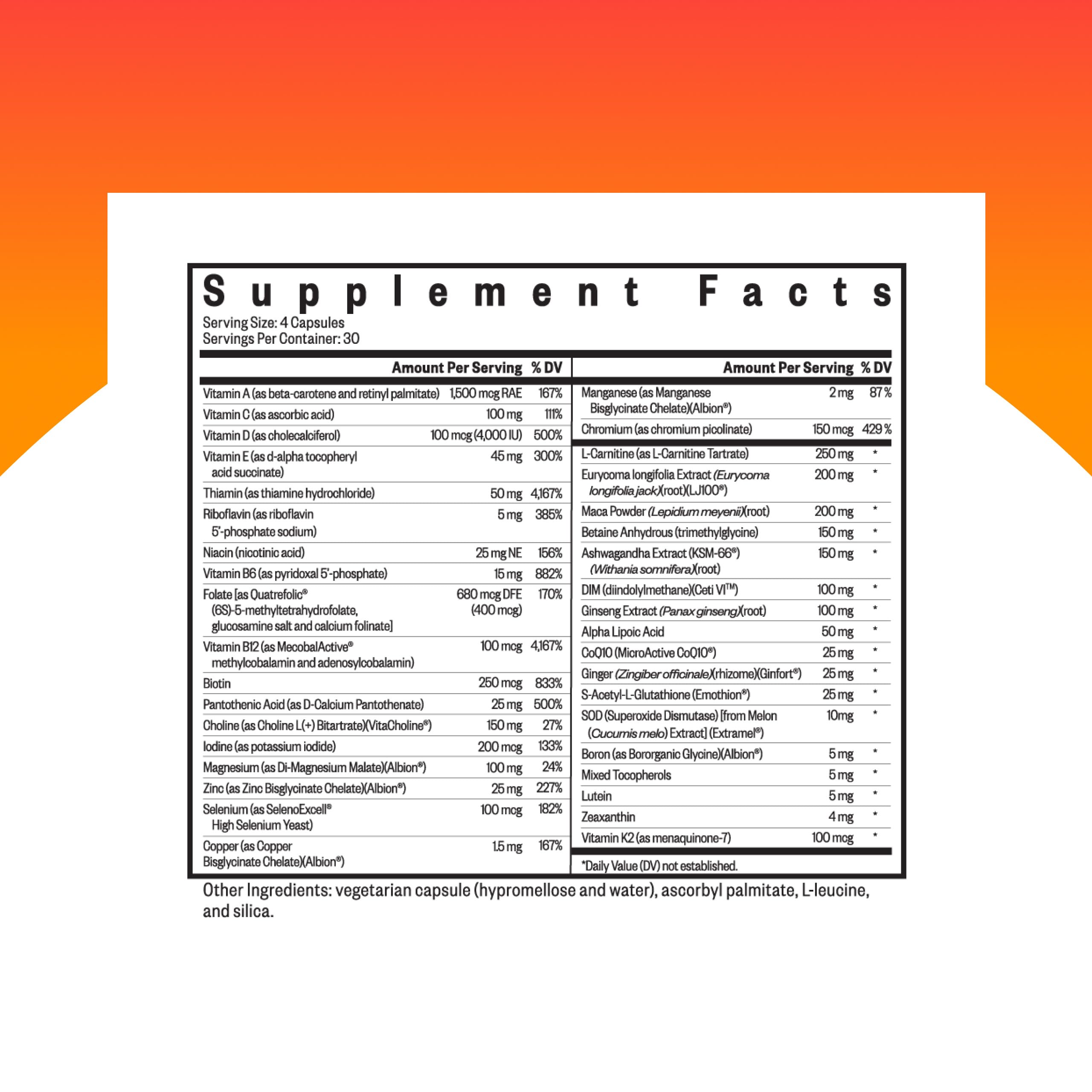 Seeking Health Optimal Man cap close-up showing easy-to-swallow capsules for everyday wellness.