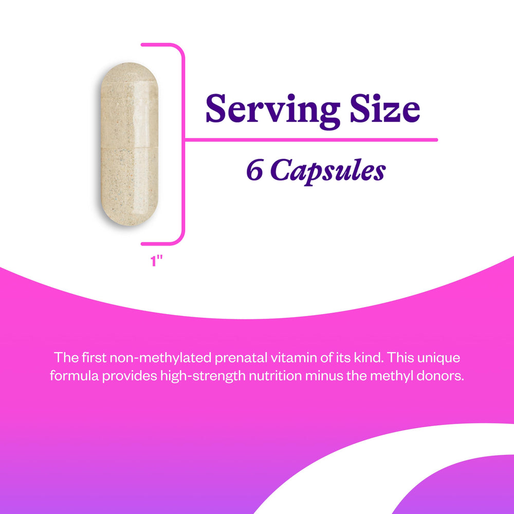 Seeking Health Optimal Prenatal MF capsules ready for daily use