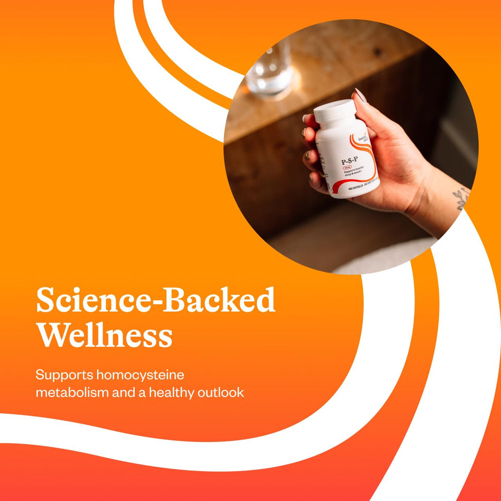 Bottle pour of Seeking Health P-5-P for easy daily use.