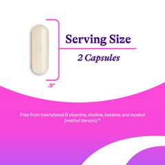 Seeking Health Prenatal Essentials MF label close-up indicating allergen-free ingredients