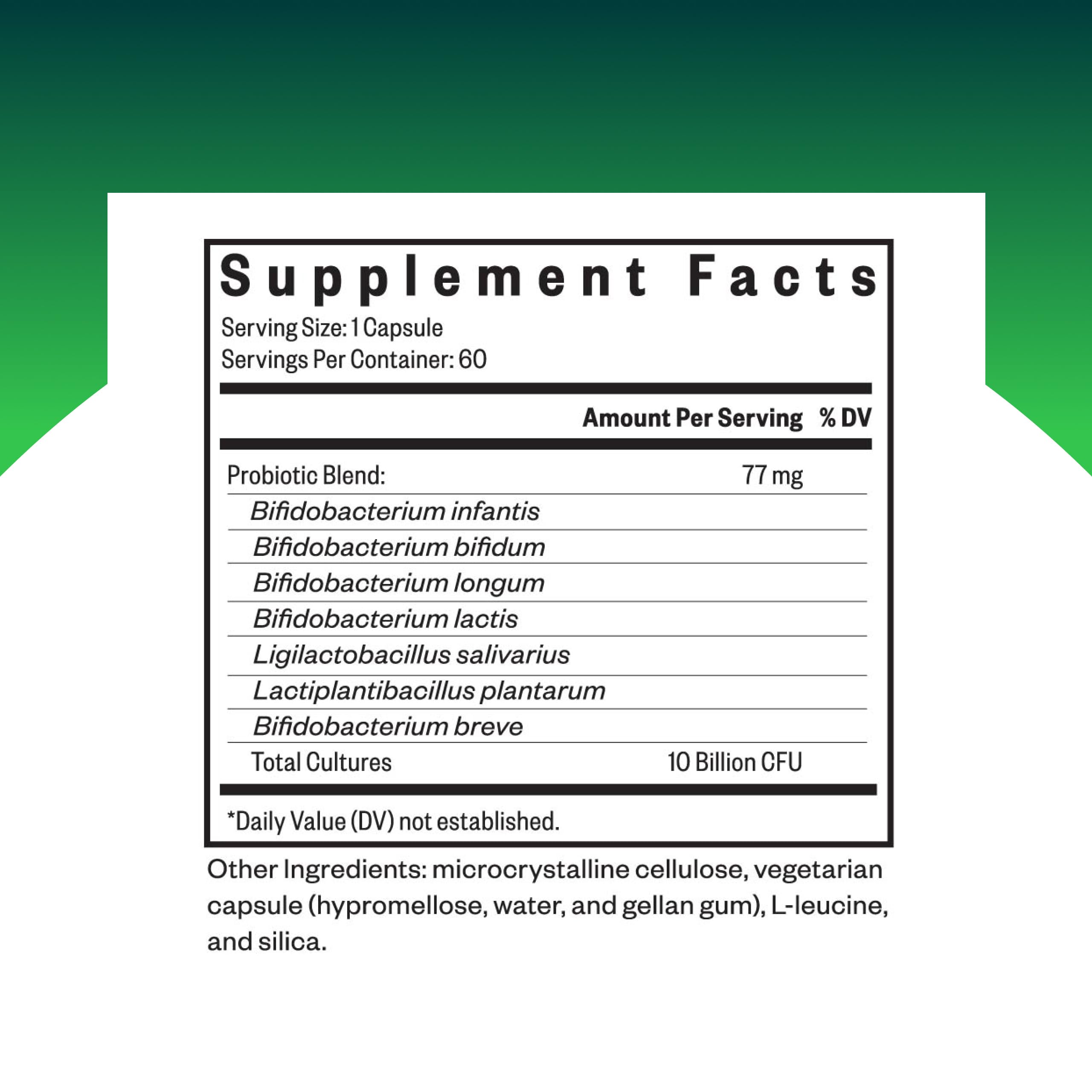 Seeking Health ProBiota HistaminX capsules close-up, highlighting probiotic blend for histamine comfort.