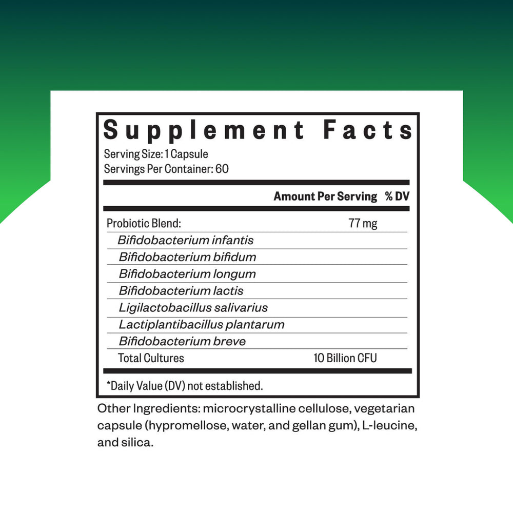 Seeking Health ProBiota HistaminX capsules close-up, highlighting probiotic blend for histamine comfort.