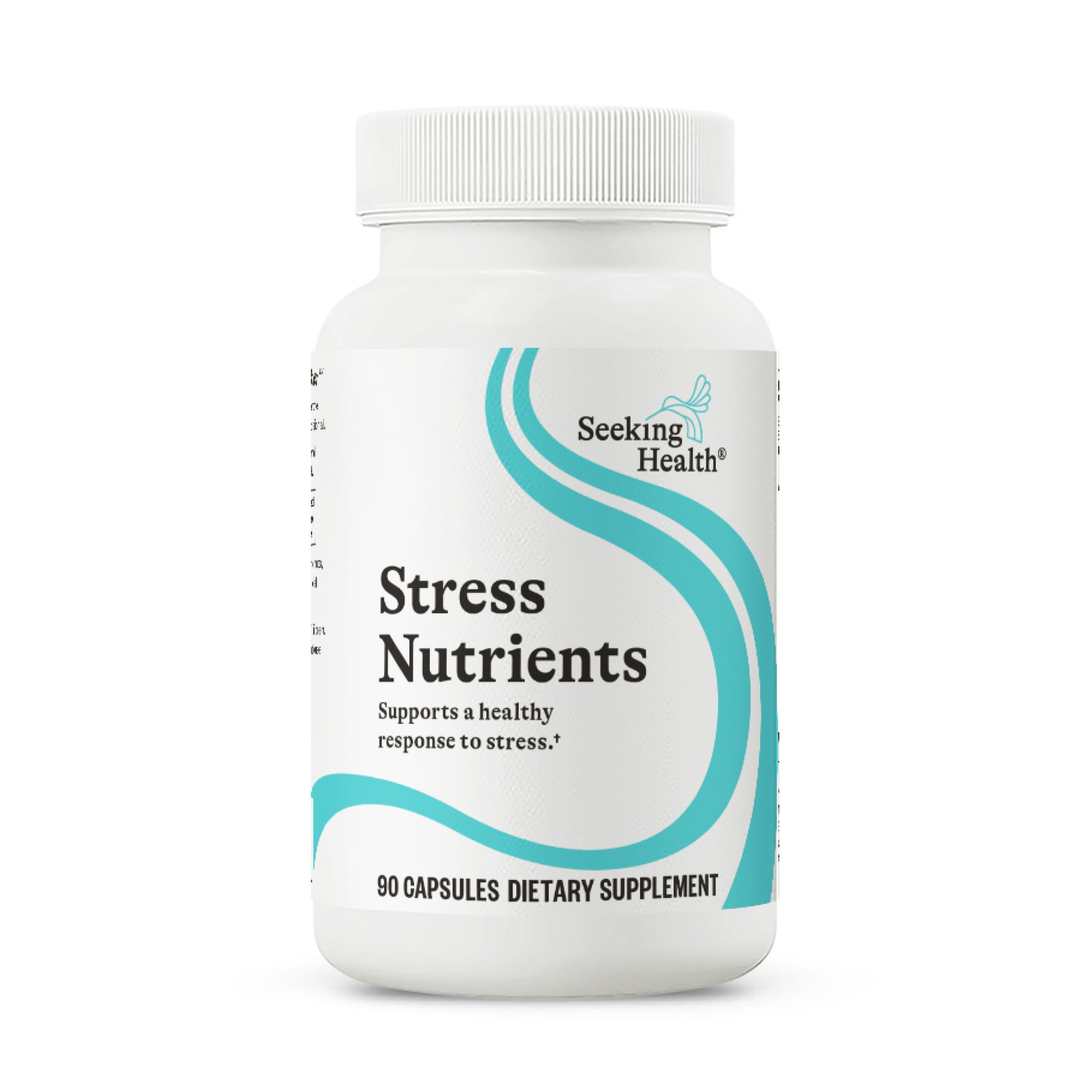 Seeking Health Stress Nutrients bottle front for everyday stress support