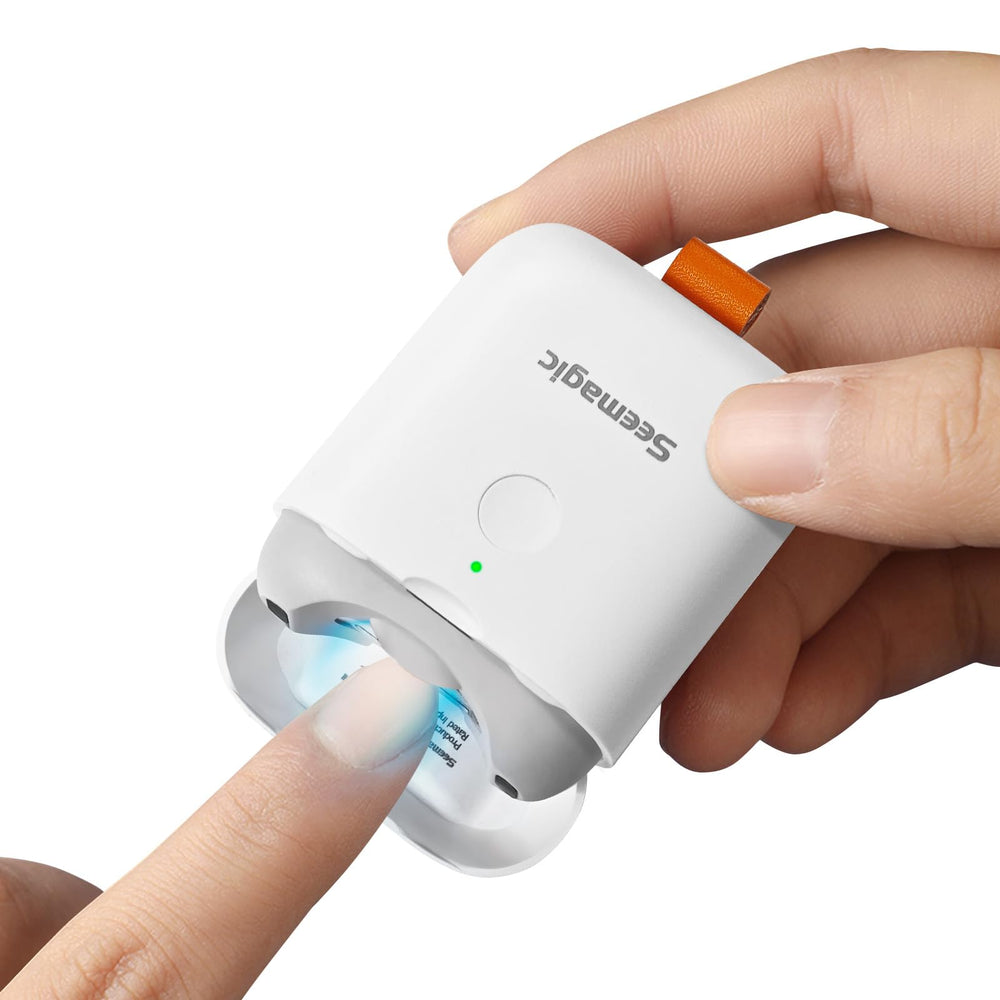 Seemagic electric nail clipper with LED light for precise trimming.