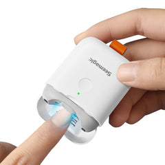 Seemagic electric nail clipper with LED light for precise trimming.