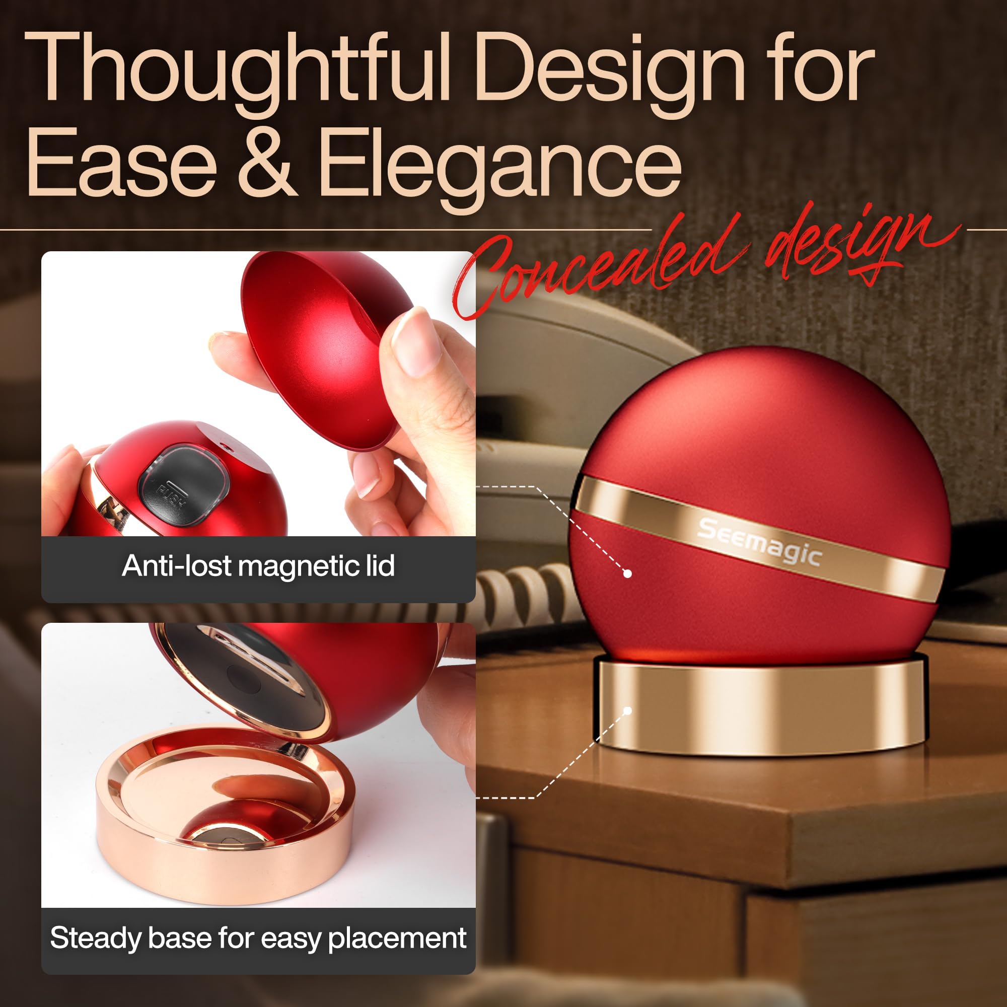 Seemagic compact travel-ready design fits in your bag