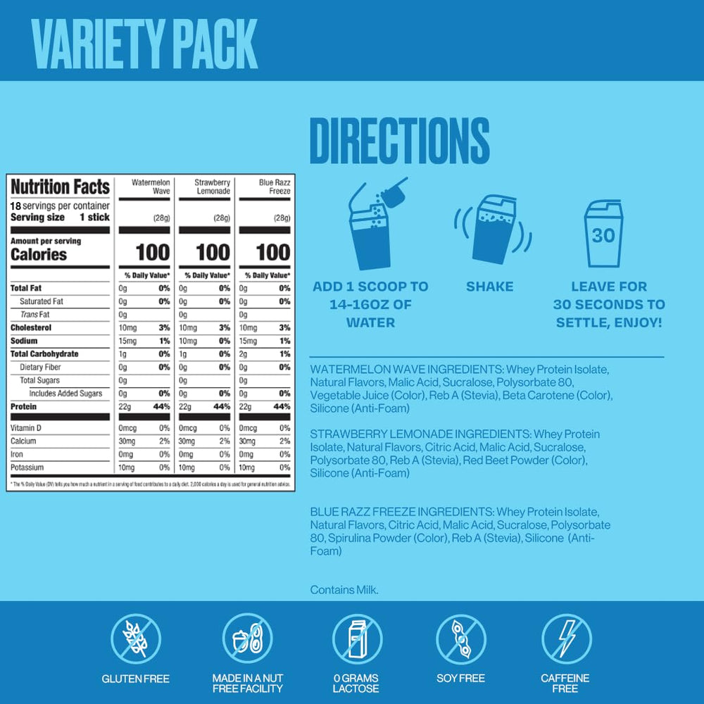 SEEQ Blue Raz Freeze packet showcasing bold flavor option for quick hydration
