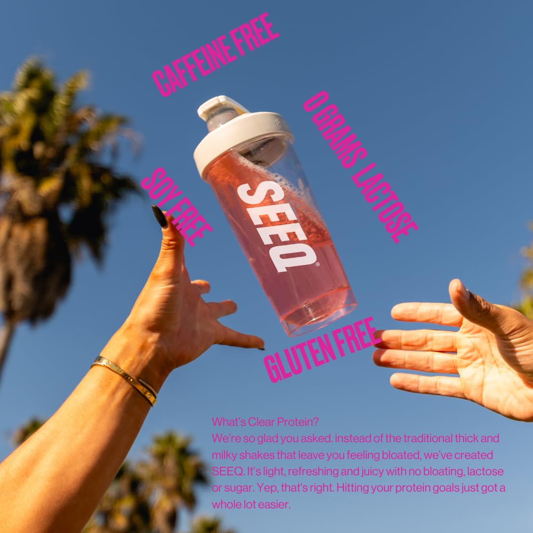 SEEQ packaging displayed on a shelf in a bright kitchen