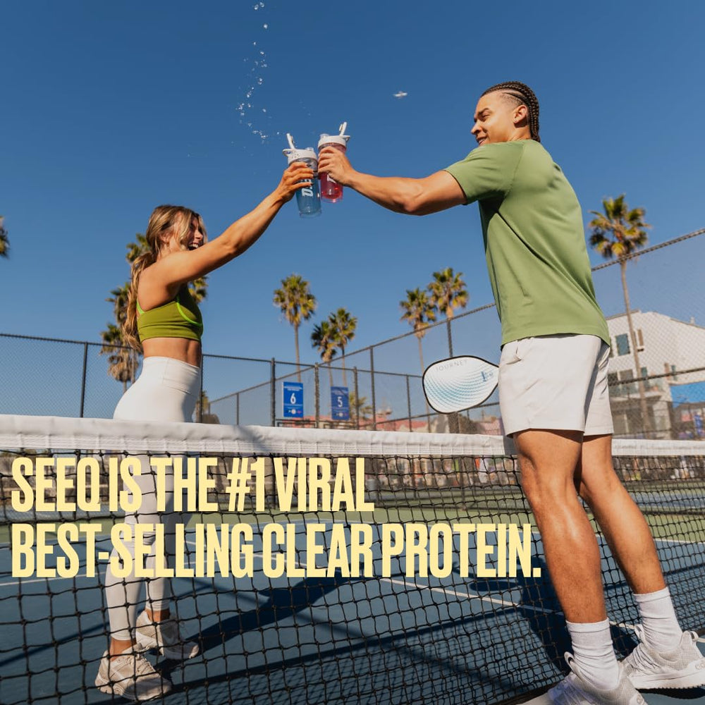 SEEQ Clear Whey Isolate Mango Pineapple tropical flavor sensation after a workout