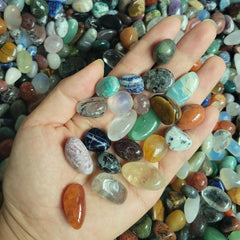 SeeuFun amethyst close-up on tumbled stones for calm focus