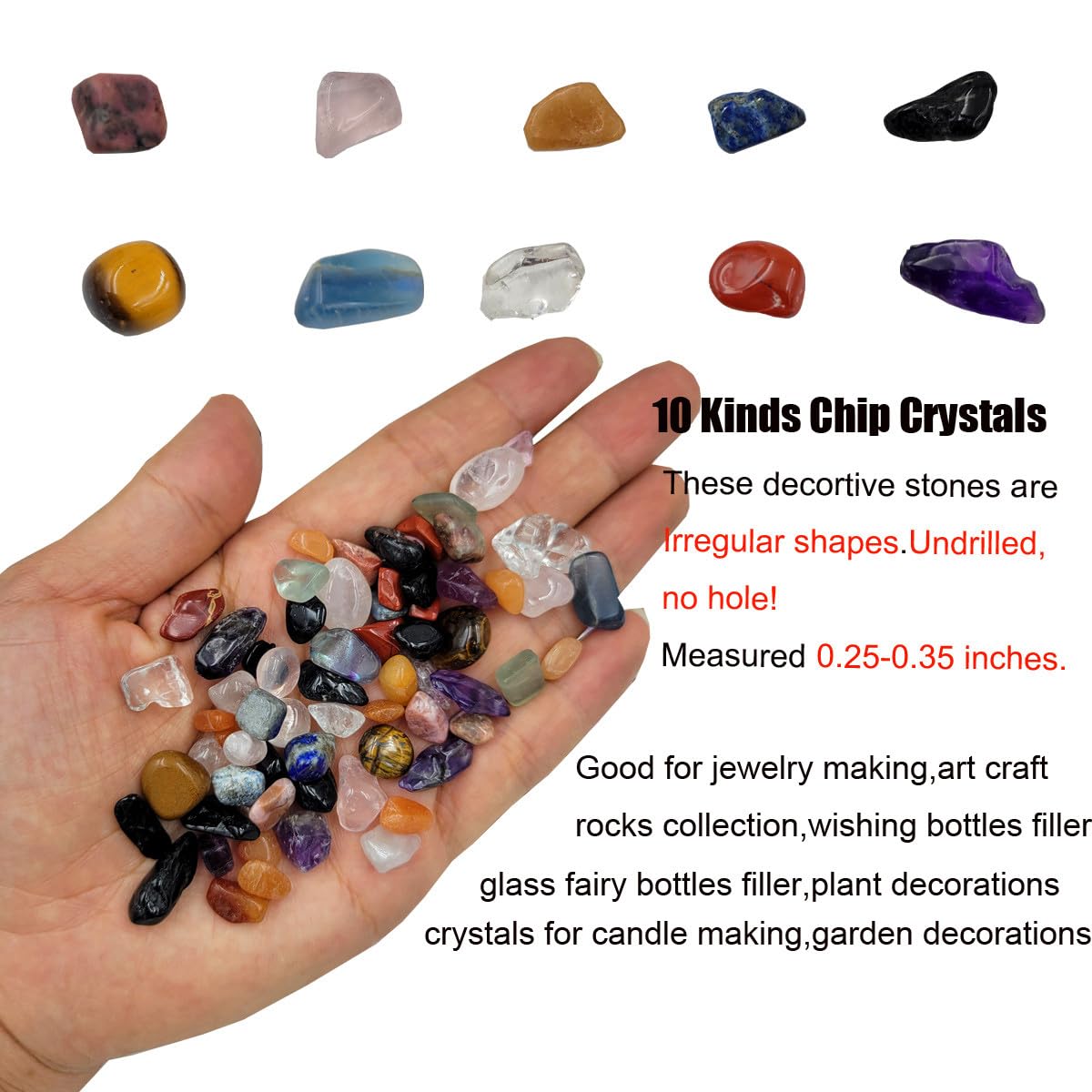 SeeuFun crystal-tumbling-rocks for healing, meditation, and chakra balancing