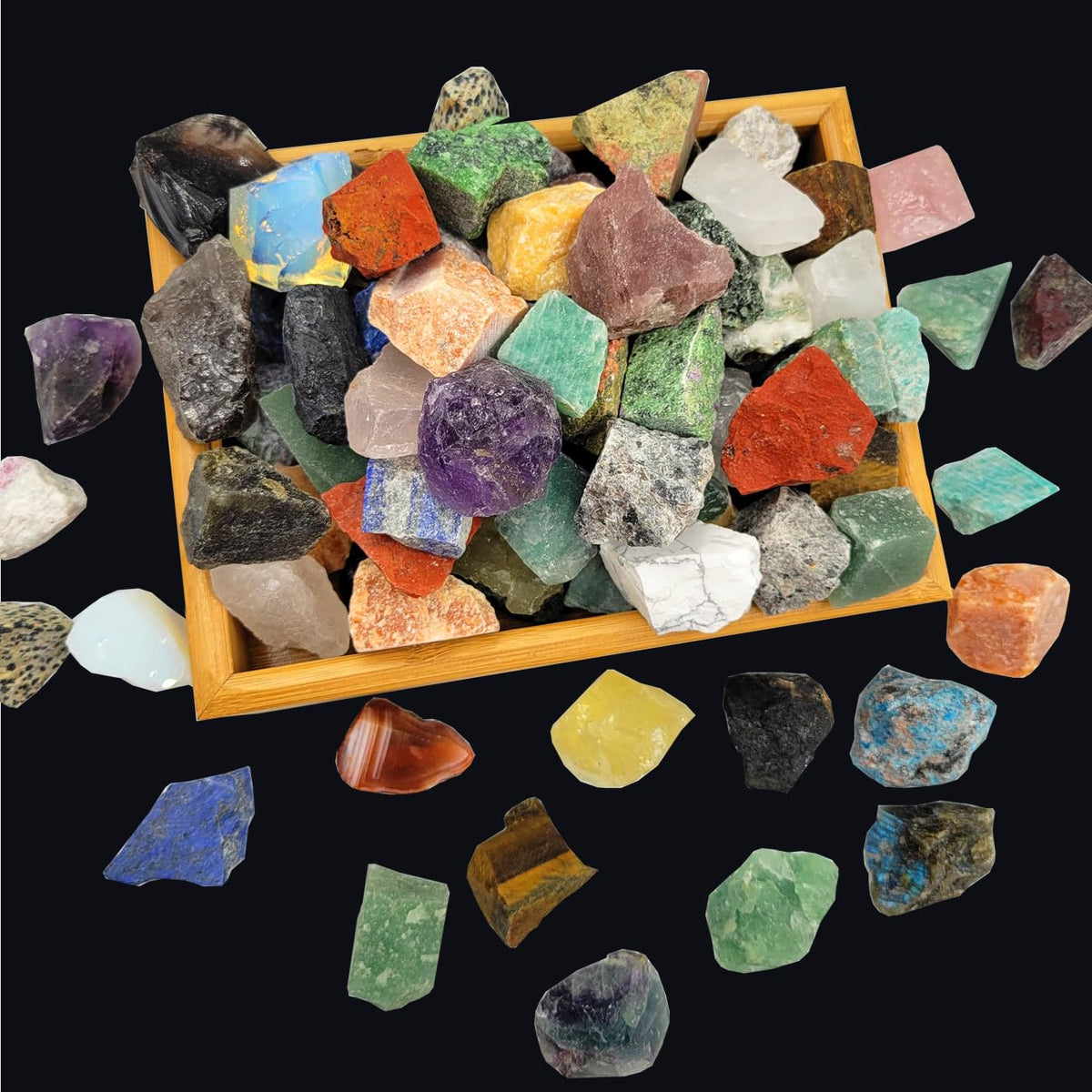 SeeuFun rough amethyst bulk stones for tumbling and meditation