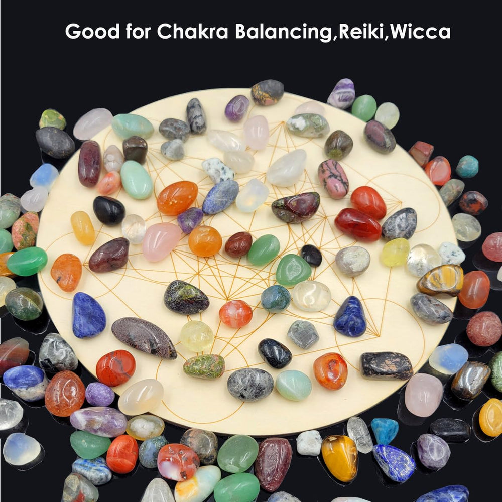 SeeuFun tumbled stones for meditation and crafts polished and vibrant.