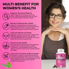 Capsules close-up highlighting plant-based formula designed to support symptom comfort.