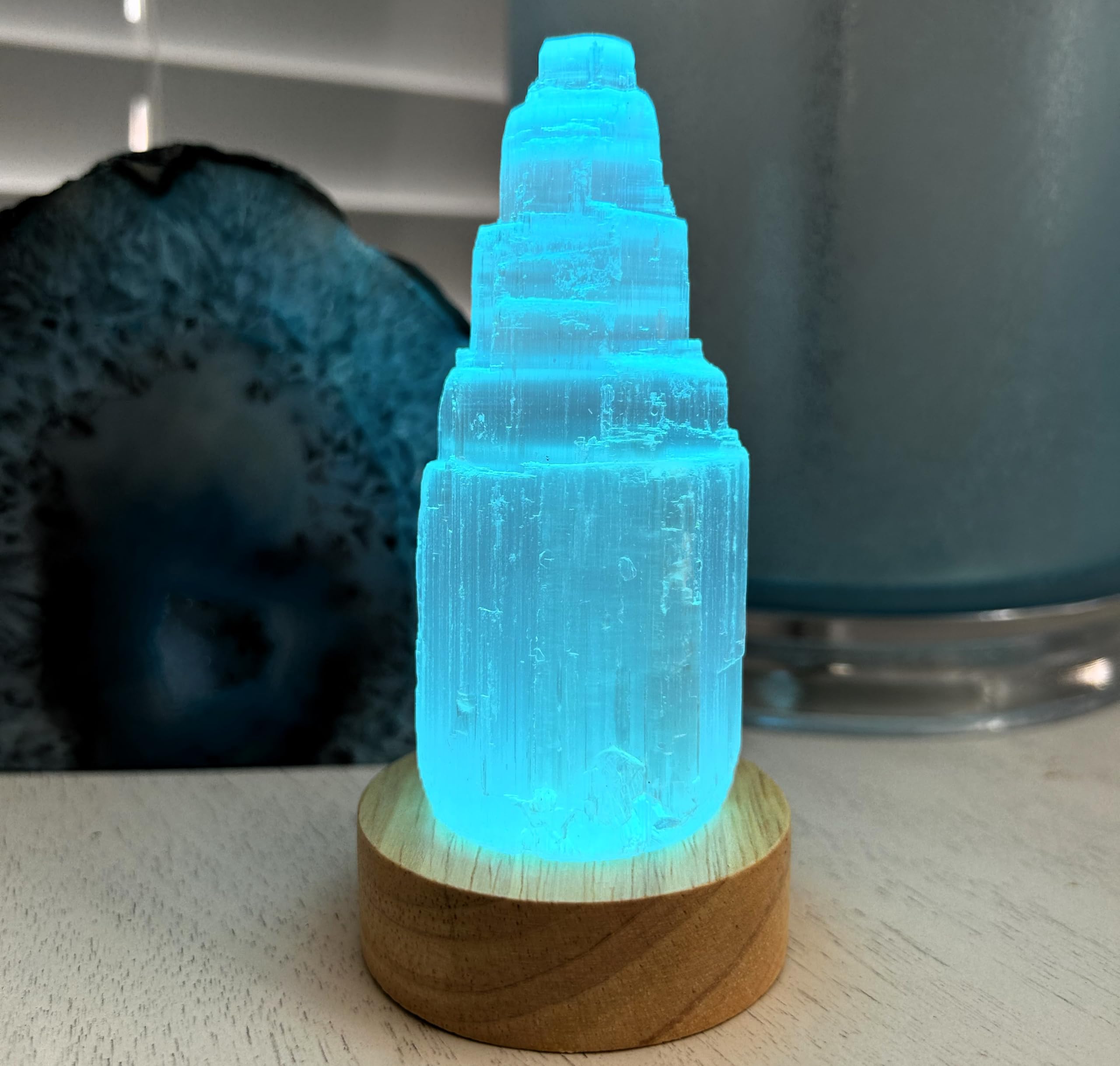 Use the tower for meditation or chakra work with gentle energy alignment