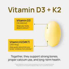 Selerb Vitamin D3 K2 mini softgel closeup for easy swallowing