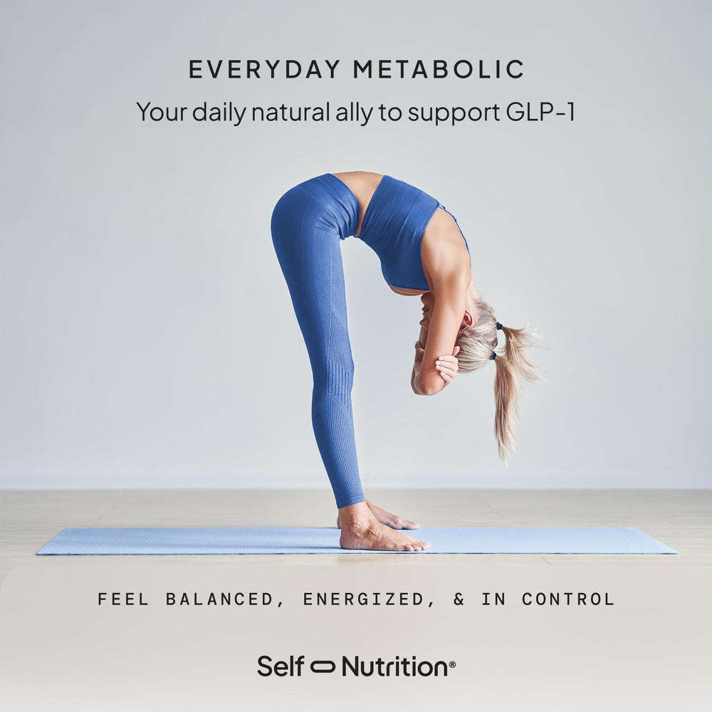Self Nutrition GLP-1 Berberine ingredient panel highlights berberine and fenugreek.
