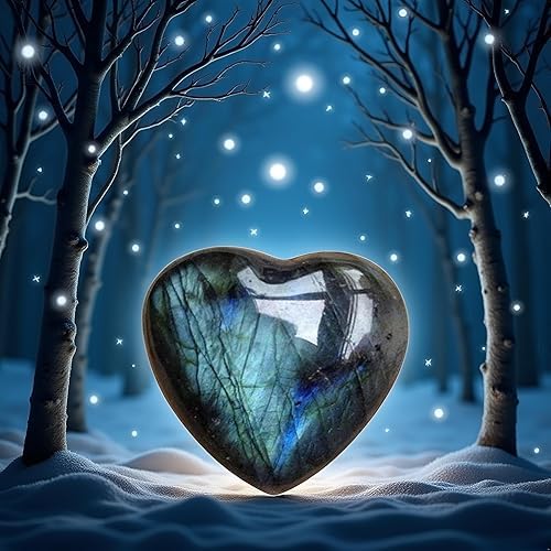 SelHeng palm-sized moonstone heart fits comfortably in the hand during practice.