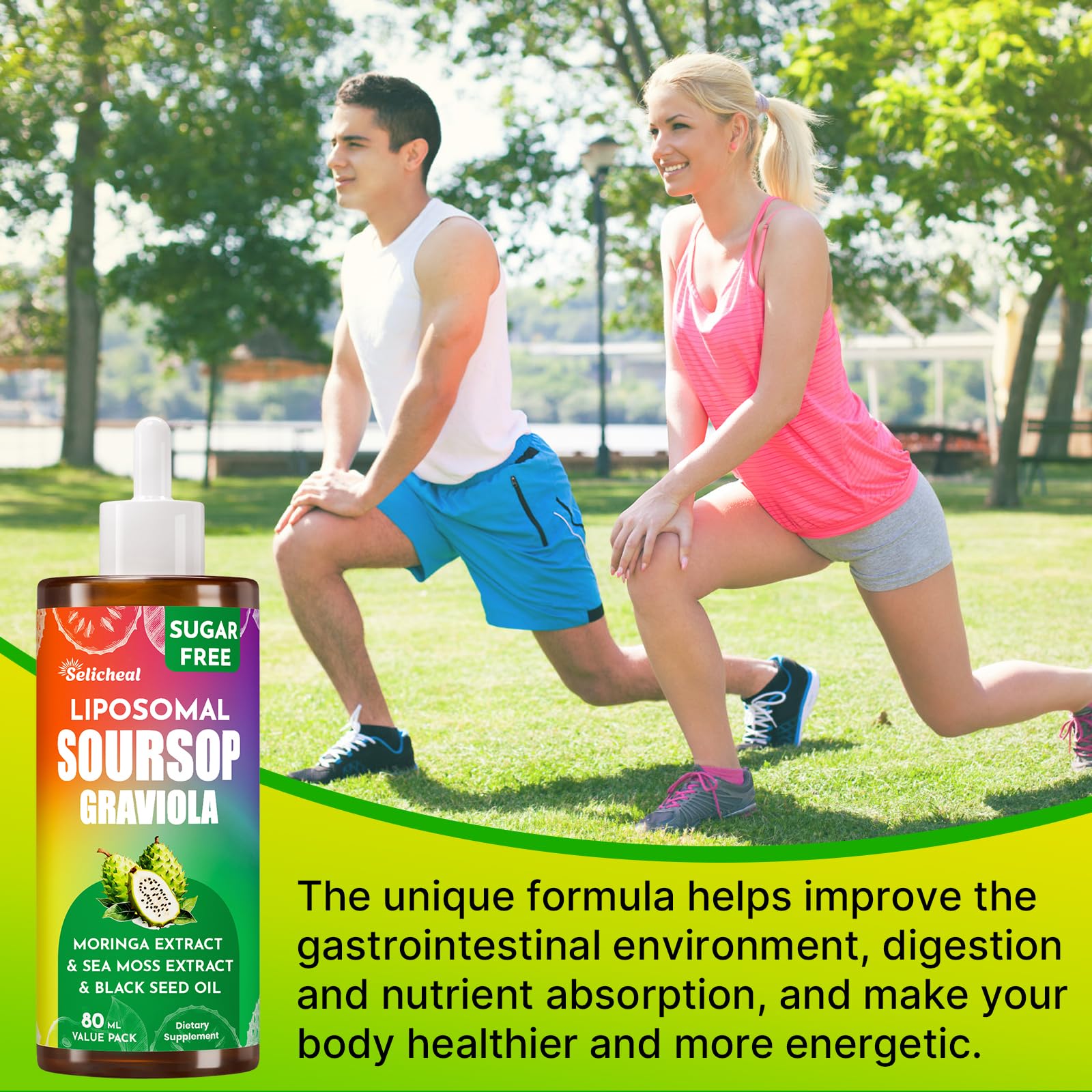 Selicheal Soursop Bitters zero sugar formula for everyday use