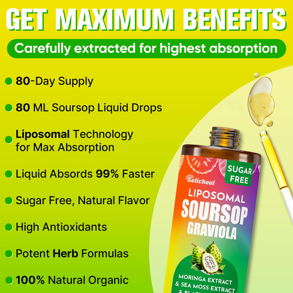 Selicheal Soursop Bitters with sea moss and natural ingredients