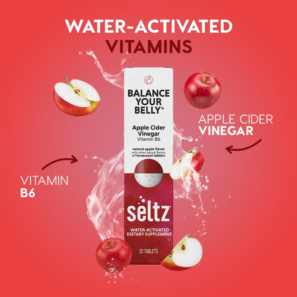Seltz Balance Your Belly 6-pack packaging for convenient daily supplementation
