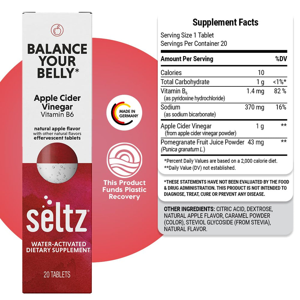 Seltz Balance Your Belly health boost visual representing everyday wellness routine