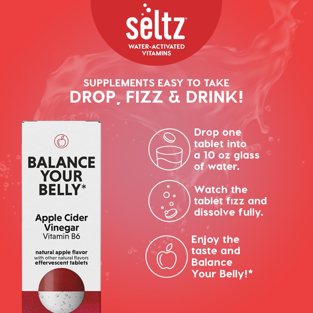 Seltz Balance Your Belly on the go packaging for travel friendly use