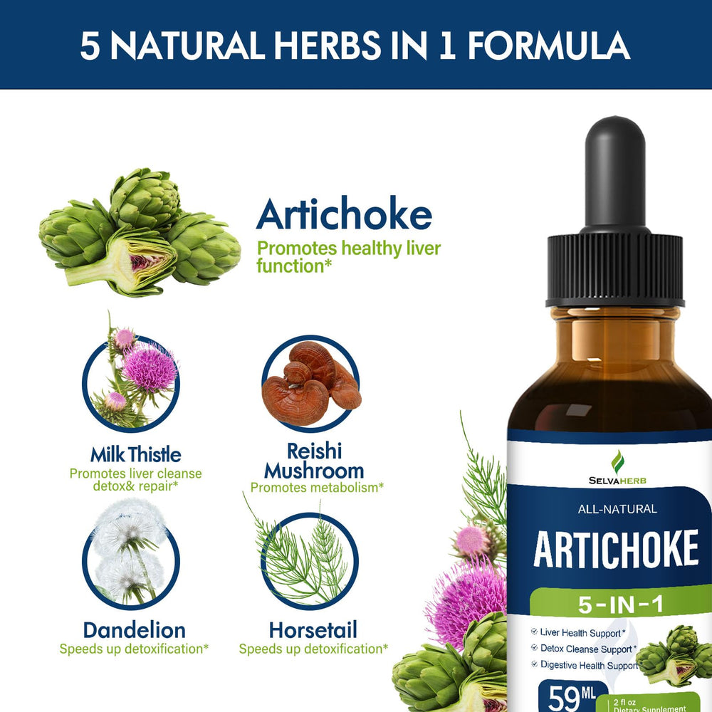 Selvaherb Dandelion Horsetail Detox bottle for toxin flush support