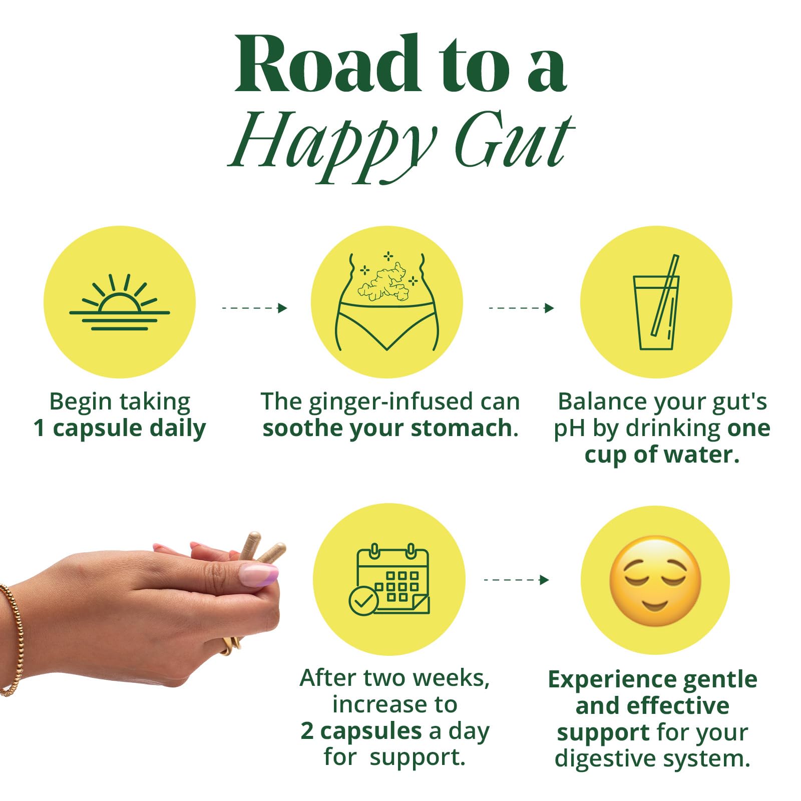 Ginger extract detail highlights added digestion support in the blend.