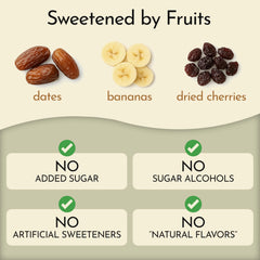 Send Bars Banana Bread bar with walnuts and cacao nibs, crunchy flavor hints.