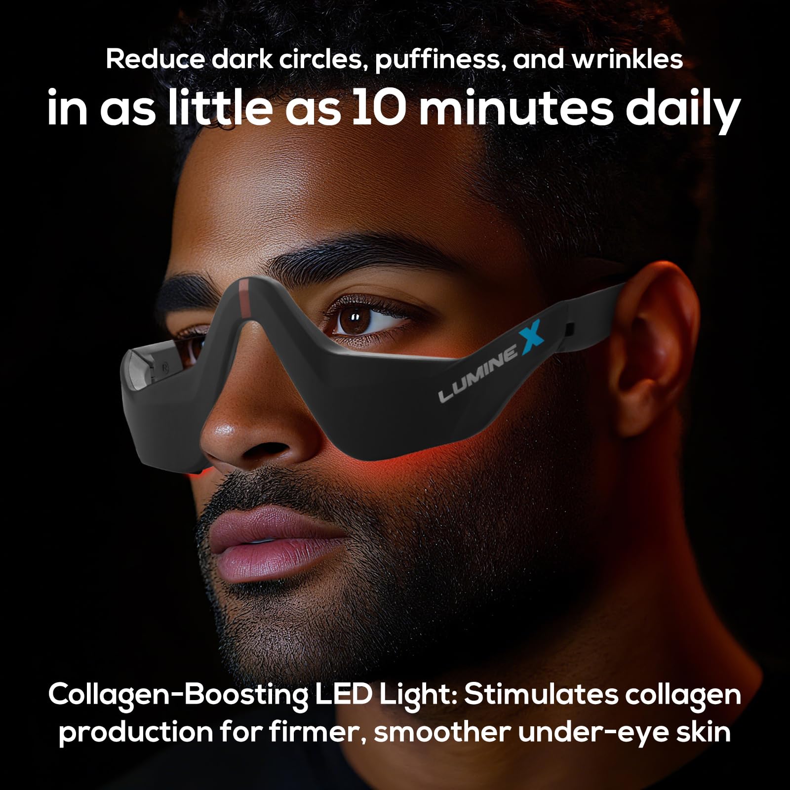 Senhi digital fatigue relief targets screen strain with under-eye puffiness reduction.