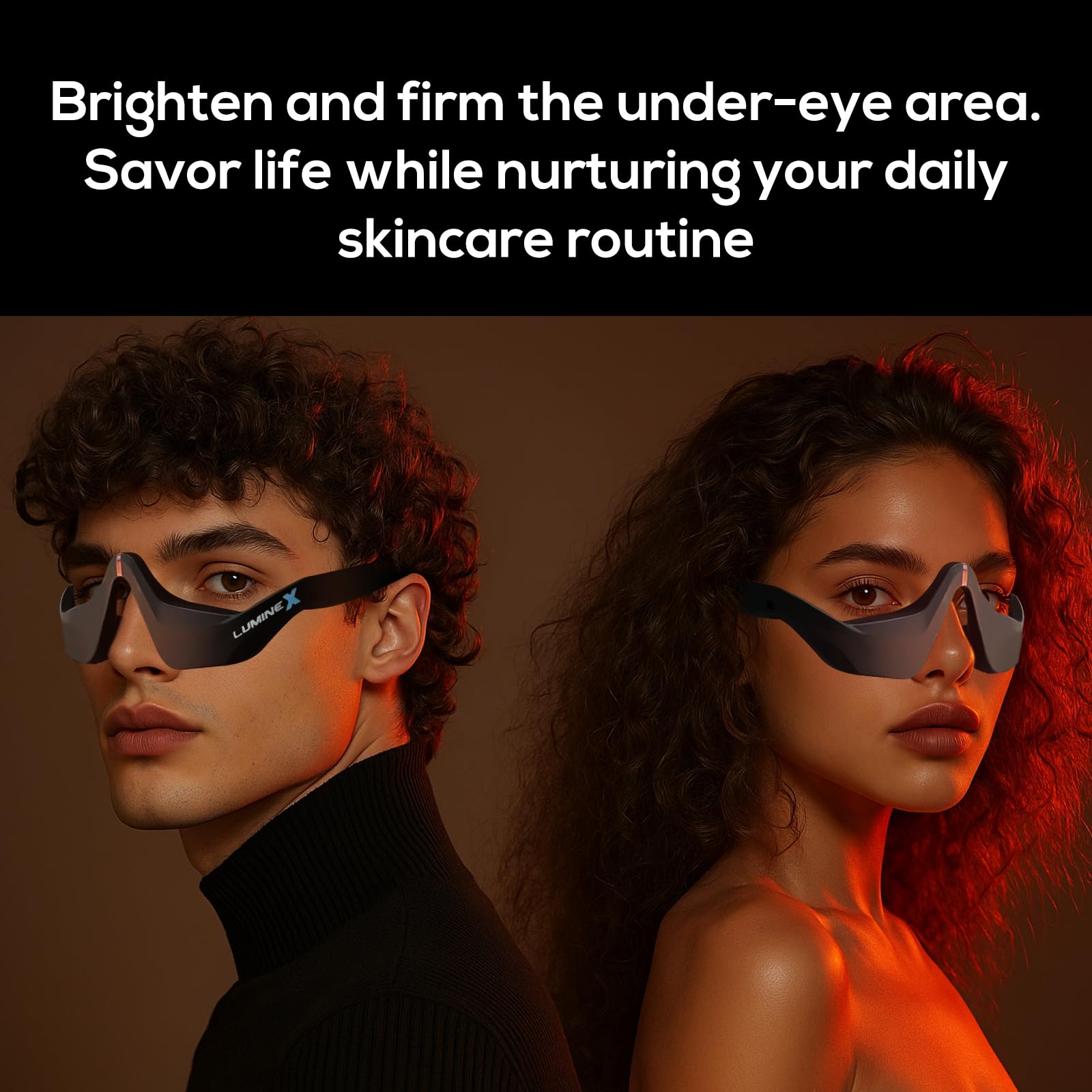 Senhi easy-to-use device fits into daily routines for hands-free eye care.