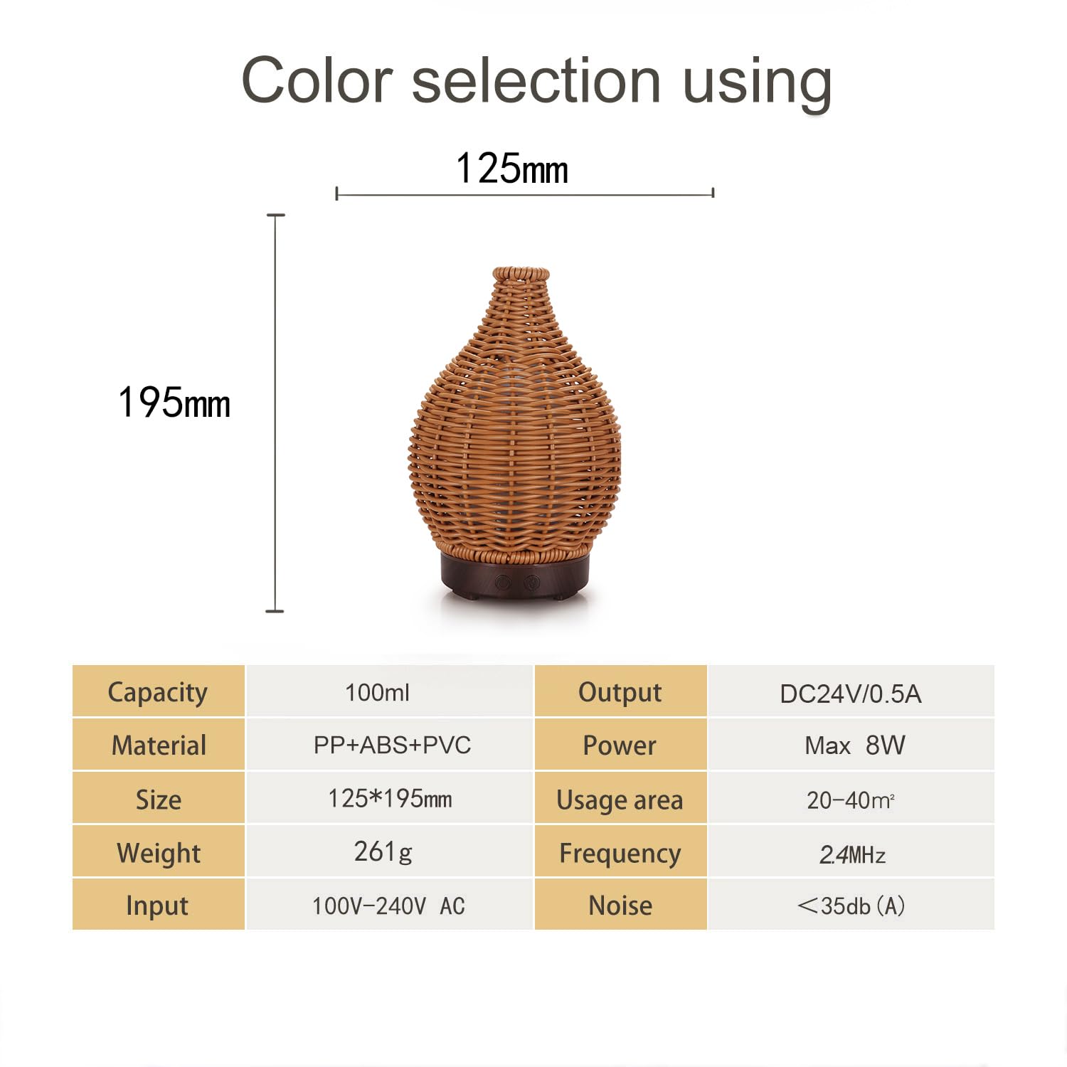 SENMUL diffuser in a bedroom or office ambiance for relaxation