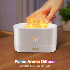 SENMUL Colorful Flame Diffuser 7-color mode creates calming ambience